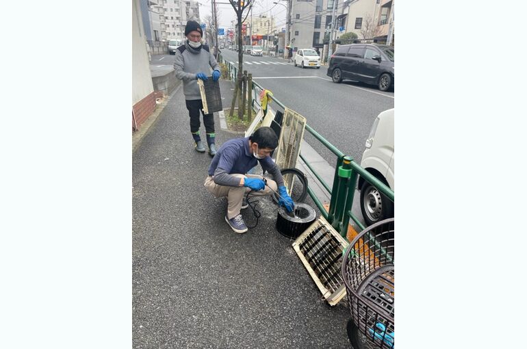 2023年1月　幸来ラーメンエアコン分解洗浄・換気扇　藤ビル②　