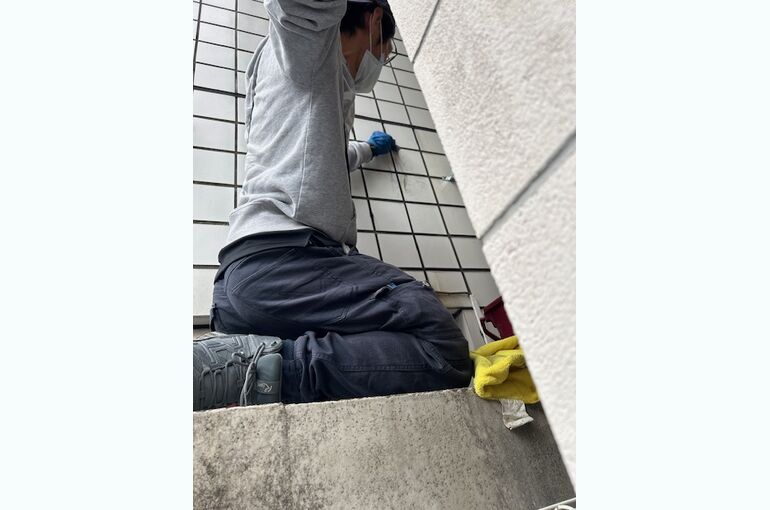 2023年11月　千駄ヶ谷　錆取り⑥