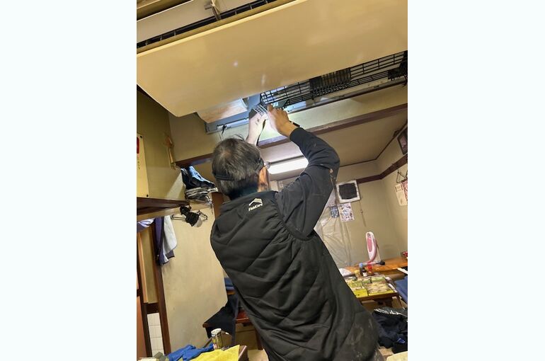 2024年1月かみやエアコン分解洗浄⑯